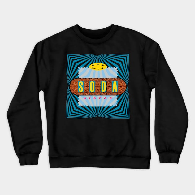 SODA STEREO BAND Crewneck Sweatshirt by Kurasaki